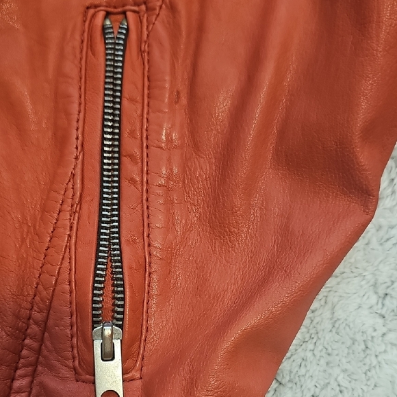 Red Leather Jacket - Picture 8 of 16